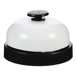 HULIANFU Stainless Steel Hand Pressing Service Bell Answer Bell Reception Desk Bell Ring Table Pet Bell For Restaurant Kitchen Bar
