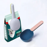 HULIANFU Mutli-function Portable Pet Cat Dog Food Shovel Scoop Feeding Spoon with Sealing Bag Clip Pet Feeders Pet Puppy Kitten Supplies