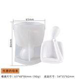 HULIANFU Vintage Roman Column Candle Mold DIY Portrait Scented Silicone Mold Venus Goddess Human Body Plaster Mold Candle Mold Making