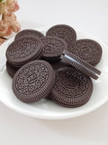 HULIANFU Simulation Oreo Cookies Fake Cake Artificial Food Model Children Photography Prop Bakery Decoration Wedding Party Home Decor