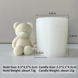 HULIANFU Screw Ball Candle Mold DIY Candle Casting Mold Ins Hot Geometry Aromatic Plaster Soap Candle Making Resin Mold Home Decor Craft