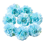 HULIANFU Silk Rose Artificial Flowers 5cm Fake Flowers Head For Home Decor Bedroom Wedding Marriage Decoration DIY Bride Wreath Accessory