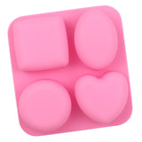 HULIANFU Silicone Molds for Soap Handmade Soap Mould Diy Round Cute Animal Fish Shape Making Soaps Candle Chocolate