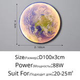 HULIANFU Modern LED Wall Lamp Moon Indoor Lighting For Bedroom Living Hall Room HOME Decoration Fixture Lights decorate Lusters Lamps