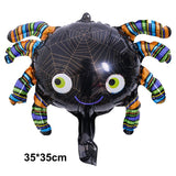 HULIANFU Large 86x165cm Skeleton Man Balloons Halloween Decorations Globos Scary Halloween Skull Ballons Halloween Party Home Decorations