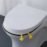 HULIANFU NEW Hot Sale Comfortable cartoon bathroom Toilet Seat Cover Winter Toilet Cover Household Closestool Mat Seat Case Lid Cover
