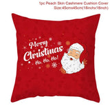 HULIANFU Santa pillowcase Happy New Year 2023 Xmas Gifts  Christmas Decor For Home Merry Christmas Ornament Navidad Natal Xmas Gifts