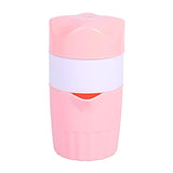 HULIANFU Portable Manual Citrus Juicer for Orange Lemon Fruit Squeezer Child Outdoor Potable Juicer Machine 300ML Orange Juice Cup
