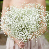 HULIANFU 2023 90Heads 52cm Babies Breath Artificial Flowers Plastic Gypsophila DIY Floral Bouquets Arrangement for Wedding Home Decoration