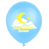 HULIANFU Ramadan Kareem Banner Latex Balloons Set Muslim Islamic Festival Party DIY Decoration Eid Al Adha Gifts