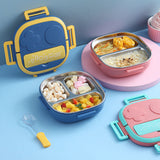 HULIANFU lunch box for kids 304 Portable Stainless Steel Lunch Box Baby Child Student Outdoor Camping Picnic Food Container Bento Box