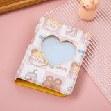 HULIANFU Letter Printed Photo Album 3 Inches Photocard Binder Instax Mini Album Scrapbook For Photos Collect Book Kpop Card Binder