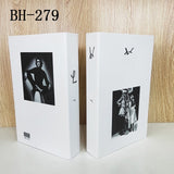 HULIANFU Ins Fashion Fake Books for Decoration Home Decor Coffee Table Book Simulation Prop Book Model Hotel Room Unopenable Box Book