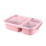 HULIANFU Thermal Lunch Box Portable Food Container With Spoon Microwave Vaccum Bowl Bento For Kids Picnic Insulated Lunch Box Three Layer