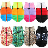 HULIANFU Warm Dog Clothes For Small Dog Windproof Winter Pet Dog Coat Jacket Padded Clothes Puppy Outfit Vest Yorkie Chihuahua Clothes
