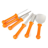 HULIANFU New 7 Piece Halloween Pumpkin Carving Tools Halloween Kids Pumpkin Carving Hand Tool Set Adults Professional Pumpkin Carving Kit