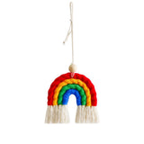 HULIANFU Natural Wood Bead Garland With Jute Rustic Wall Hanging Tassels String Handmade Garland Farmhouse Ornament DIY Home Decoration
