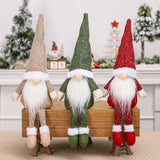 HULIANFU Santa Claus Christmas Doll Merry Christmas Decorations for Home Elk Christmas Ornaments Xmas Tree Decor  Navidad Natal Gifts