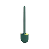 HULIANFU Silicone Toilet Brush Wall-Mounted  Soft Bristles Brushes Set Wash Toilet Wc Accessories with Holder Cleaning Bathroom Tool 20