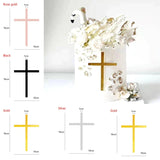 HULIANFU New Creative Brittany Acrylic Cake Topper Gold Black Rose Gold Reunion Cake Topper for Peoples Activity Party Cake Decorations