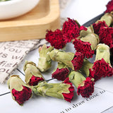 HULIANFU Mini Natural Dried Flowers Organic Carnation Bud Flower Kitchen Decor Wedding Party Decoration DIY Air Refreshing