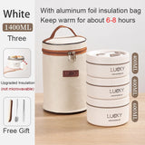 HULIANFU New Thermal Lunch Box Portable Japanese Style Bento Box Lunchbox Leakproof Food Container Microwave oven Dinnerware for Students