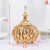 HULIANFU Middle East European Creative Lace Incense Burner Metal Craft Ornaments Incense Burner Spiritual Decor Incense Burner Arabic New