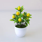 HULIANFU Mini Artificial Aloe Plants Bonsai Small Simulated Tree Pot Plants Fake Flowers Office Table Potted Ornaments Home Garden Decor