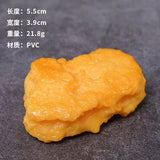 HULIANFU Simulation Fried Chicken Model Food Photo Prop Artificial Hamburger Fake French Fries Cake Funny Toys Fast Food Shop Display Dec