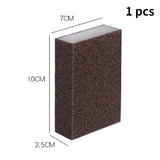 HULIANFU Sponge Magic Eraser descaling emery cleaning brush silicon carbide descaling cleaning brush stove top pot kitchen tools