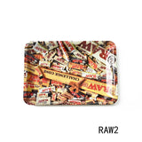 HULIANFU Tobacco Rolling Tray 18*12.5CM Herb Tobacco Tinplate Plate Smoking Accessories Cigarette Rolling Tray For Grinder