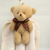 HULIANFU Quick-Dry Hand Towel Cute Bear Coral Fleece Holdable Kitchen Toilet Towel Absorbent Wipe Plush Hand Towel Bathroom Hanging Towel