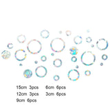 HULIANFU Sun Catcher Wall Stickers Rainbow Window Mirror Sticker Bedroom Decoration Window Decal for Home Decor Rainbow Maker