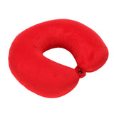 HULIANFU U-shaped Travel Pillow Plush Pillowcase for Outdoor Travel Aircraft Soft Pillow Cushion To Protect Neck and Cervical Spine