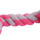 HULIANFU Pet Dog Puppy Double Knot Chew Rope Knot Toys Clean Teeth Durable Braided Bone Rope Pet Molar Toy Pet Supplies Random Color