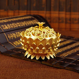 HULIANFU Leaf Tower Incense Ceramic Burner Fragrance Holder Backflow Censer Creative Aromatherapy Smoke Reflux Incense Stick Incense