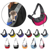 HULIANFU Pet Puppy Carrier S/L Outdoor Travel Dog Shoulder Bag Mesh Oxford Single Comfort Sling Handbag Tote Pouch