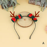 HULIANFU 2023 Christmas Headbands Santa Tree Elk Antlers Headband Kids Adult Headwear Reindeer Ornaments Christmas Decor Party Cosplay Gifts