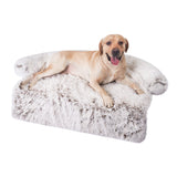 HULIANFU Washable Pet Sofa Dog Bed Calming Bed For Large Dogs Sofa Blanket Winter Warm Cat Bed Mat Couches Car Floor Furniture Protector