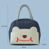 HULIANFU Portable Cooler Bag Ice Pack Lunch Box Insulation Package Insulated Thermal Food Picnic Bags Pouch For Women Girl Kids Children
