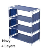 HULIANFU Multi-storey Shoe Rack Multi-functional Organizer Household Cloth Storage Rack Easy To Assemble Dormitory Provincial Space Rack
