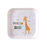 HULIANFU Snack Platter Snack Dish Small Bone Dish Spit Bone Dish Melamine Plate Small Plate Household Bone Bone Small Dish Cake Plate