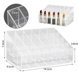 HULIANFU Makeup Blush Organizer Storage for Cosmetics Desktop Makeup Organizer 7-compartment Plastic Eye Shadow Storage Box Organizer