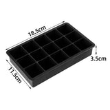 HULIANFU SILIKOLOVE Square Skull Ice Cube Maker Ice Ball Mold Silicone Ice Cube Trays for For Party Bar Summer Whisky Drinks