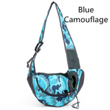HULIANFU Pet Puppy Carrier S/L Outdoor Travel Dog Shoulder Bag Mesh Oxford Single Comfort Sling Handbag Tote Pouch