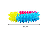 HULIANFU Pet Dog Chew Toy For Aggressive Chewers Treat Dispensing Rubber Teeth Cleaning Toy Squeaking Rubber Dog Toy