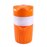 HULIANFU Portable Manual Citrus Juicer for Orange Lemon Fruit Squeezer Child Outdoor Potable Juicer Machine 300ML Orange Juice Cup