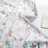 HULIANFU Svetanya Print Thin Quilt Soft Throws Blanket (no Pillowcase)