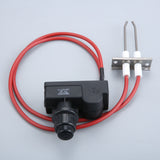 HULIANFU Universal Electronic Two Outlets Igniter With High Spark Plug Wire Length 450mm Kit For Char-Broil BBQ Grill Water Gas Heater
