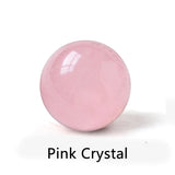 HULIANFU Natural Stone Quartz Polished Crystal Ball Energy Reiki Healing Gift Home Decor Chakra Feng Shui Ornament Mineral Specimen Balll